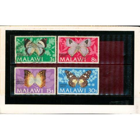 Malawi Butterflies , 4 stamps - Malawi Butterflies , 4 stamps