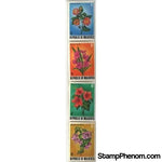 Maldives Flowers , 4 stamps