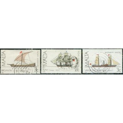 Malta Ships , 3 stamps