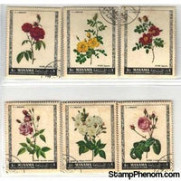 Manama Flowers , 6 stamps