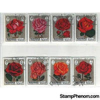 Manama Flowers , 8 stamps