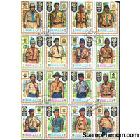 Manama Scouting , 16 stamps