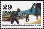 United States of America 1992 Marines land at Guadalcanal, Aug. 7, 1942