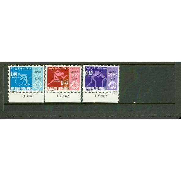 Maroc Olympics , 3 stamps