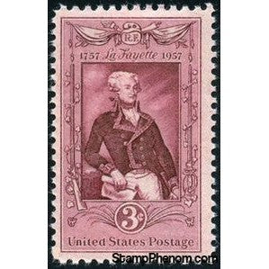 United States of America 1957 Marquis de Lafayette (1757-1834)