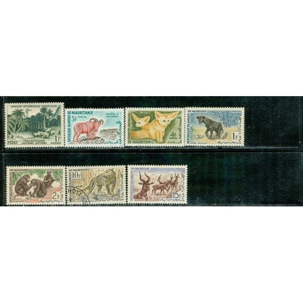 Mauritania Animals , 7 stamps