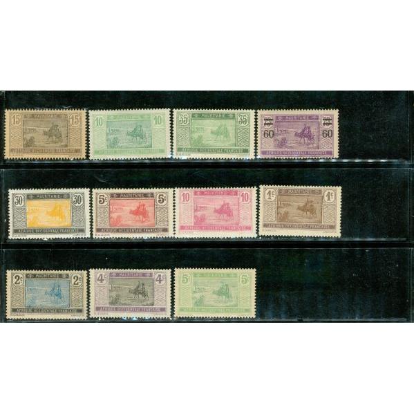 Mauritania Camels , 11 stamps - Mauritania Camels , 11 stamps