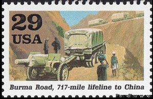 United States of America 1991 Military Vehicles (Burma Road, 717 Mile Lifeline to China)