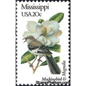 United States of America 1982 Mississippi, Mockingbird, Magnolia