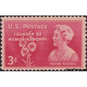 United States of America 1948 Moina Michael and Poppy Plant