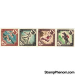 Monaco Olympics , 4 stamps