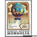 Mongolia 1982 Manned Flight Bicentenary-Stamps-Mongolia-StampPhenom