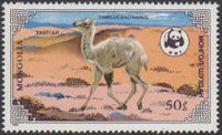 Mongolia 1985 Camels, WWF, World Wildlife Fund-Stamps-Mongolia-StampPhenom