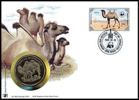 Mongolia 1985 Camels, WWF, World Wildlife Fund-Stamps-Mongolia-StampPhenom