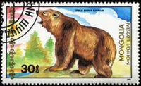 Mongolia 1989 Bears-Stamps-Mongolia-StampPhenom