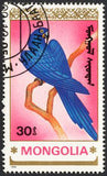 Mongolia 1990 Parrots-Stamps-Mongolia-StampPhenom