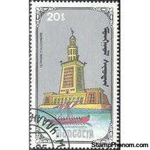 Mongolia 1990 Seven Wonders of the Ancient World-Stamps-Mongolia-StampPhenom