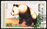 Mongolia 1990 The Giant Panda-Stamps-Mongolia-StampPhenom