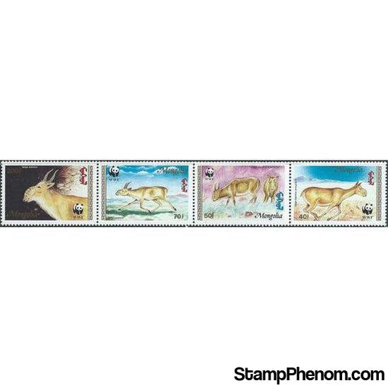 Mongolia 1995 The Saiga-Stamps-Mongolia-StampPhenom