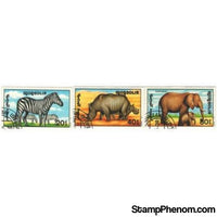 Mongolia Animals Lot 9, 3 stamps