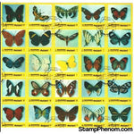 Mongolia Butterflies, 25 stamps