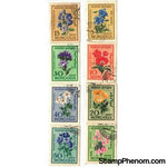 Mongolia Flowers Lot 2, 8 stamps