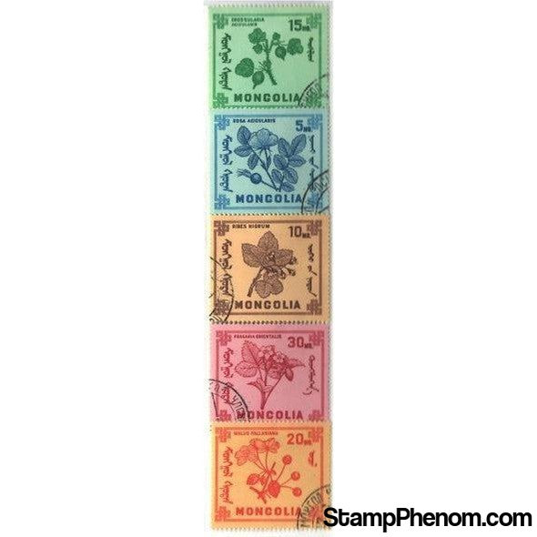 Mongolia Plants , 5 stamps