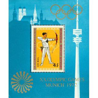 Mongolia Olympics Lot 10 , 1 souvenir sheet