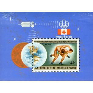 Mongolia Olympics Lot 8 , 1 souvenir sheet
