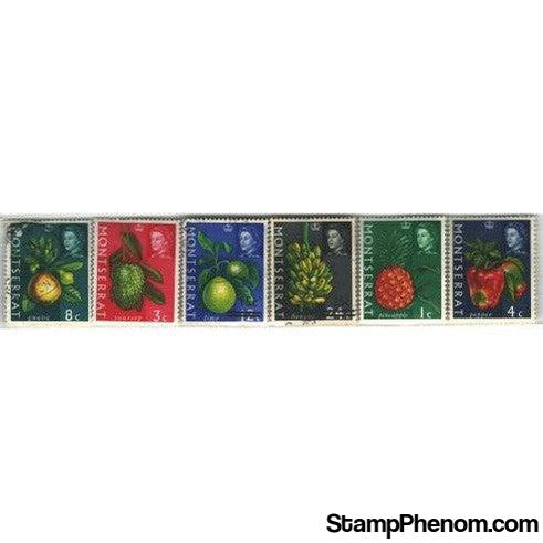 Montserrat Fruits , 6 stamps