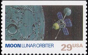 United States of America 1991 Moon, Lunar Orbiter