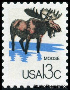 United States of America 1978 Moose (Alces alces)