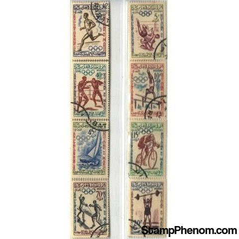 Morocco Olympics , 8 stamps