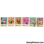 Mozambique Flowers , 6 stamps