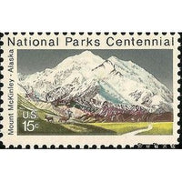 United States of America 1972 Mt. McKinley, Alaska, Caribou (Rangifer tarandus)