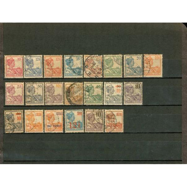 Nederl-Indie Lot , 21 stamps