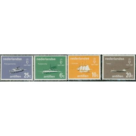 Nederlands Ships , 4 stamps