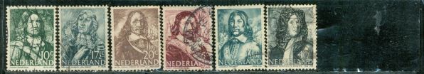 Netherlands Famous People , 6 stamps - Netherlands Famous People , 6 stamps