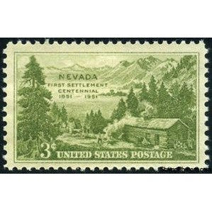 United States of America 1951 Nevada First Settlement, Carson Valley around 1850