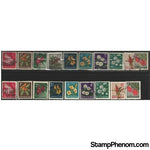 New Zealand Flowers , 19 stamps