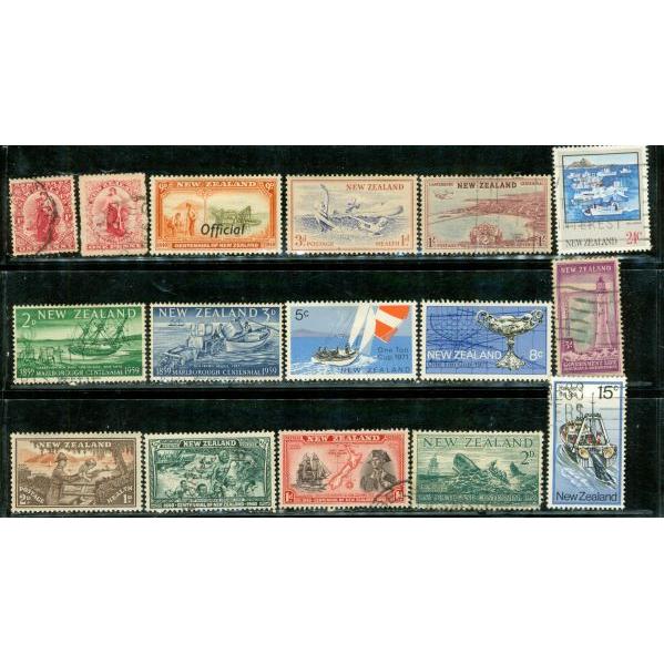 New Zealand Lot , 16 stamps
