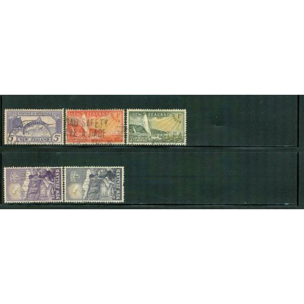 New Zealand Lot , 5 stamps - New Zealand Lot , 5 stamps