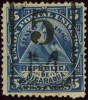 Nicaragua 1882 Coat of arms