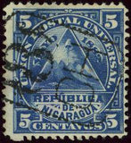 Nicaragua 1882 Coat of arms