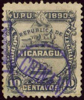 Nicaragua 1890 UPU