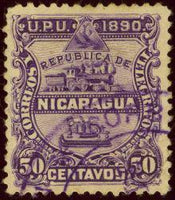 Nicaragua 1890 UPU