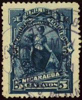 Nicaragua 1891 UPU