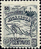 Nicaragua 1896 UPU