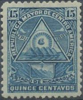 Nicaragua 1898 Centro America