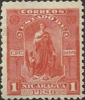 Nicaragua 1899 UPU